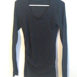 Gray Maternity Shirt